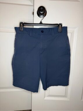 Vineyard Vines On The Go Navy Blue Performance Chino Shorts Mens Sz 28 Inseam 9"